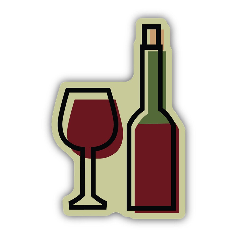 Stickers Northwest, 3", Sticker, Wine